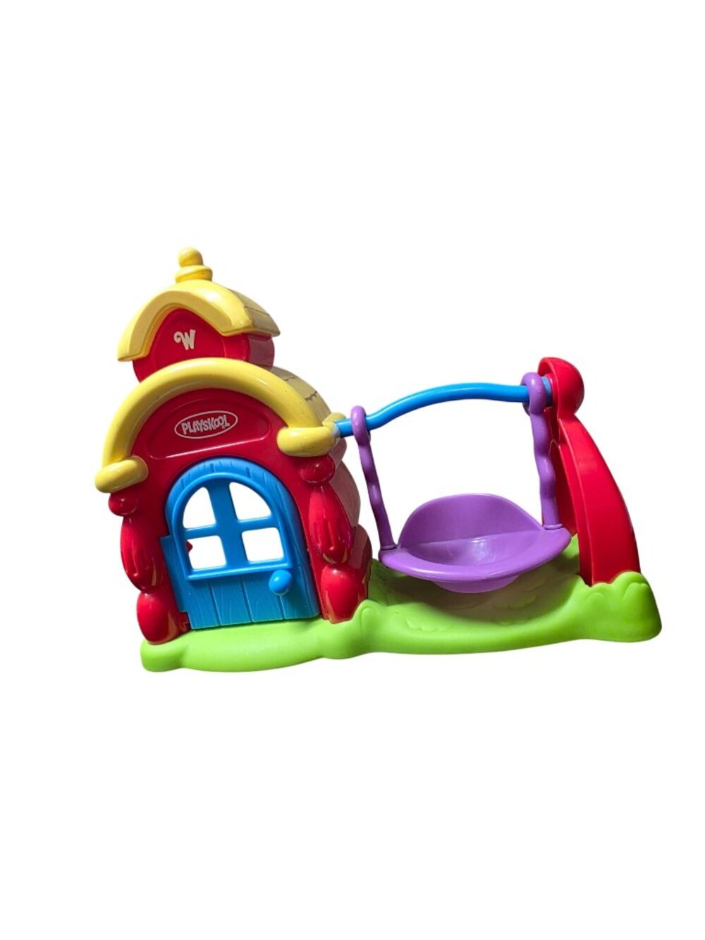 Playskool 2003 Weebles School House PlaySet with Swing